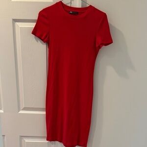 Zara ribbed T-shirt dress. Excellent condition